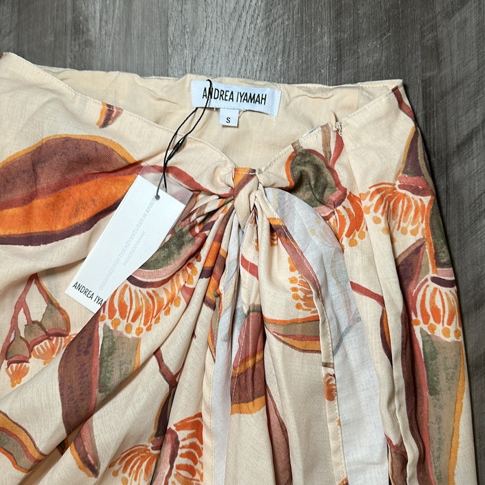 Andrea Iyamah Halima Midi Wrap Skirt - Small - Picture 4 of 5